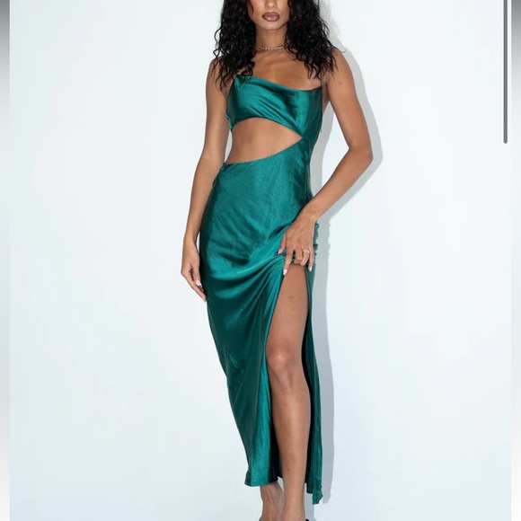 Princess Polly - ARCHER MAXI DRESS GREEN - Picture 1 of 4